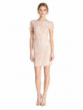 Molly Bracken | Soft Pink Fiona Beaded Dress